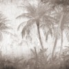 Fototapeta z egzotycznymi palmami w sepii Deszcz w Dżungli - zdjęcie numer 2