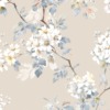 Vårmotiv Vårmotiv Vit blomma gren väggmålning - bild nummer 2