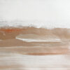 Fototapet med tydliga penseldrag i minimalistisk stil Brown Waves - bild nummer 2