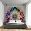 Väggmålning Rainbow Mandala