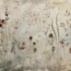 Fototapet Flower Meadow i Beige - Bild 2