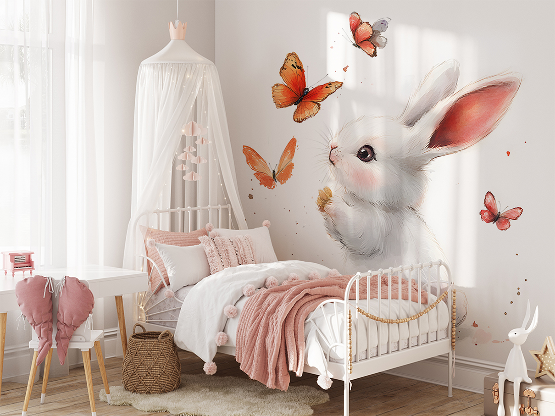 Väggmålning Hare