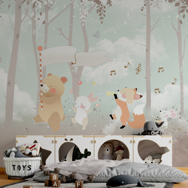 Fototapet Djur Musiker