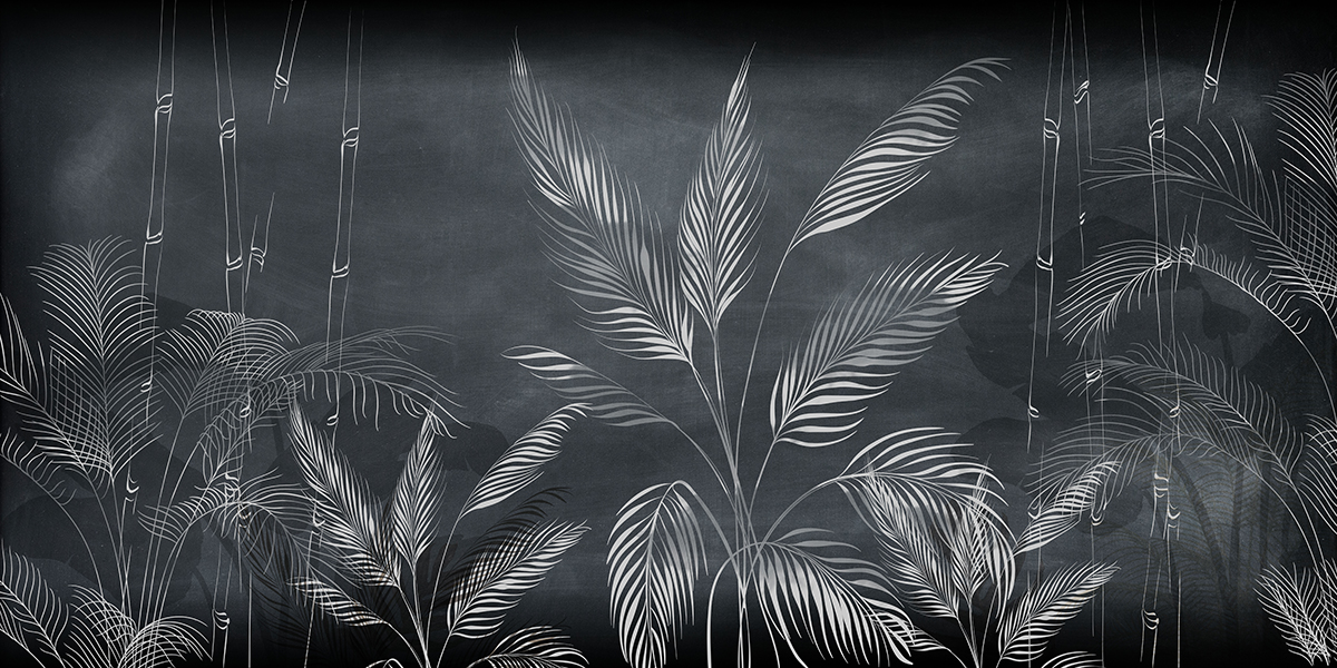 Tropical,Forest,Landscape,Wallpaper,Design,-,Mural,Wallpaper,-,3d