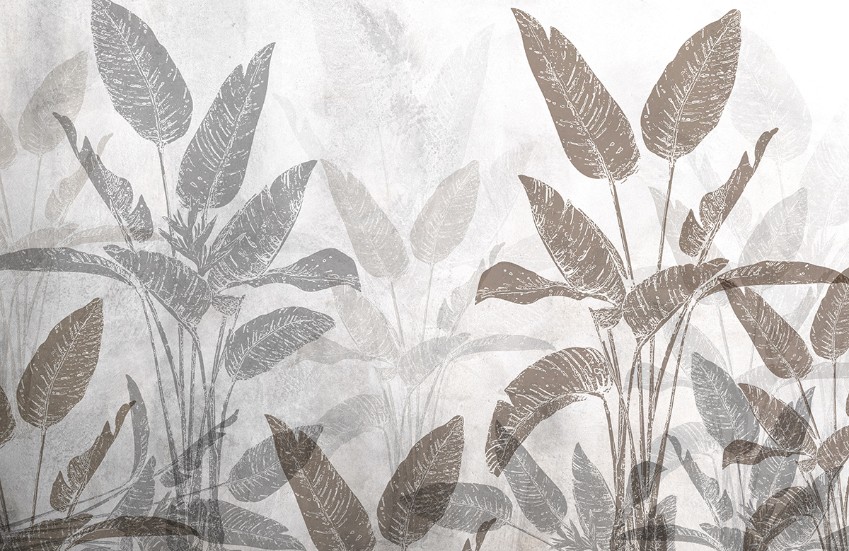 Tropical,Forest,Landscape,Wallpaper,Design,-,Mural,Wallpaper,-,3d