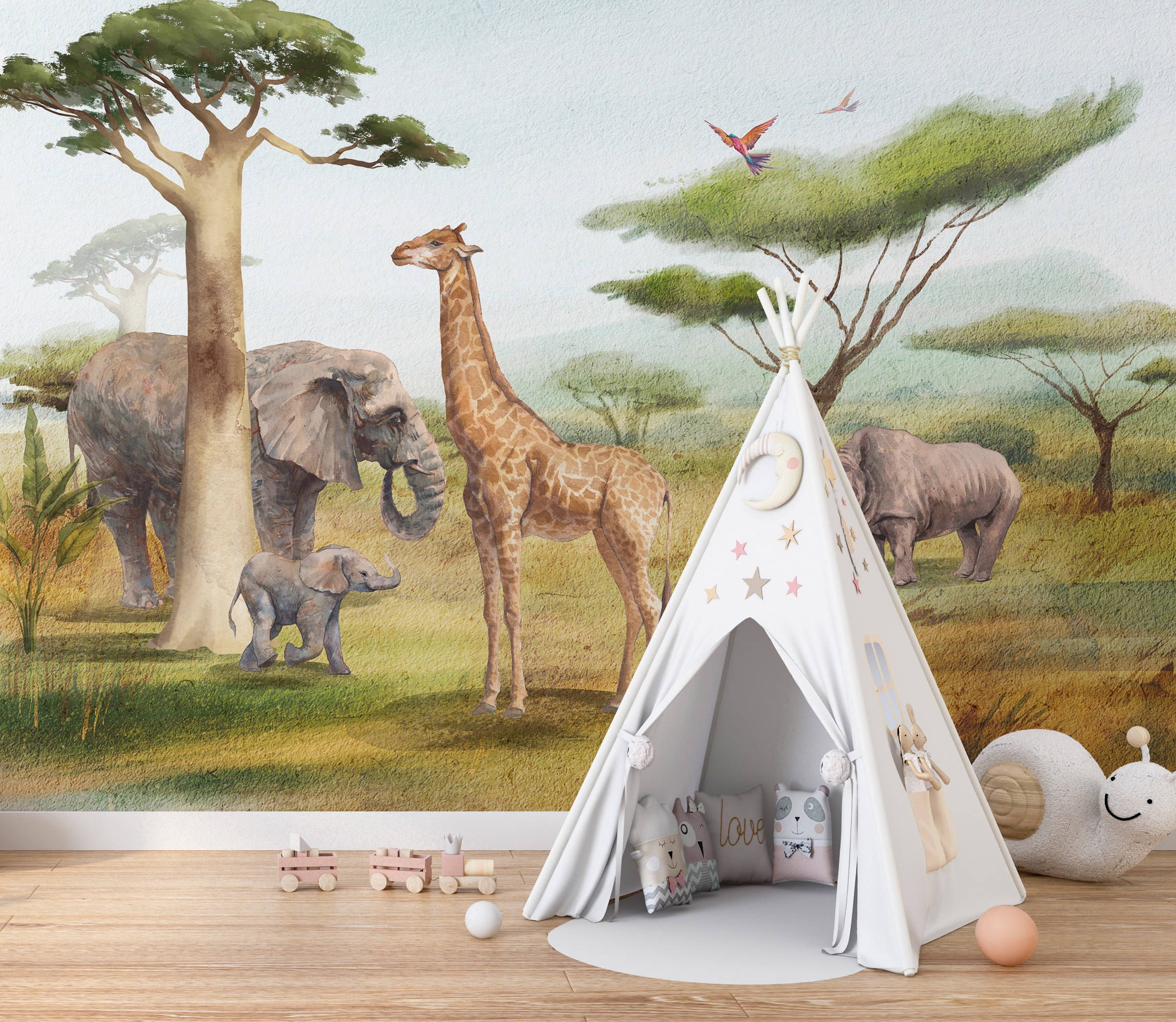 Fototapet Animal Safari