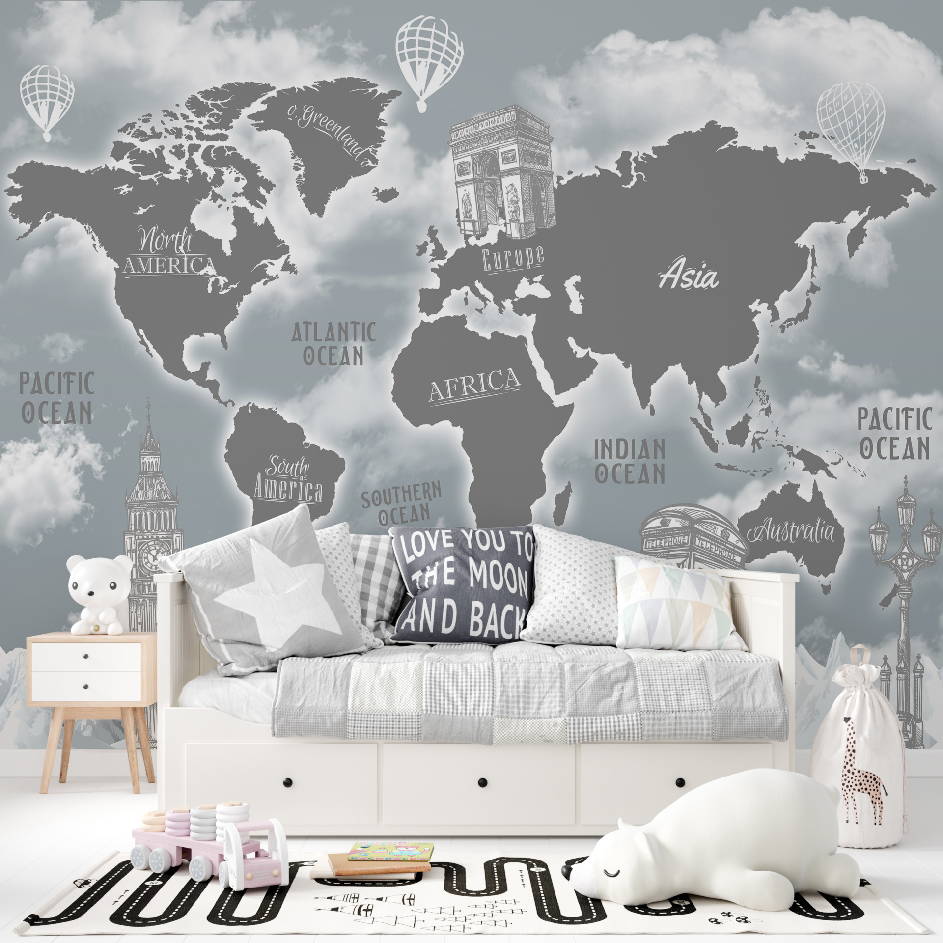 Fototapet Hela världen