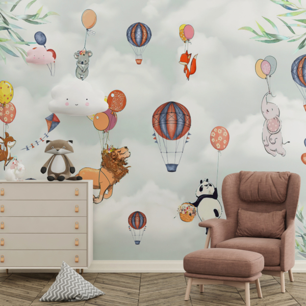 Bakgrund Regn av ballonger