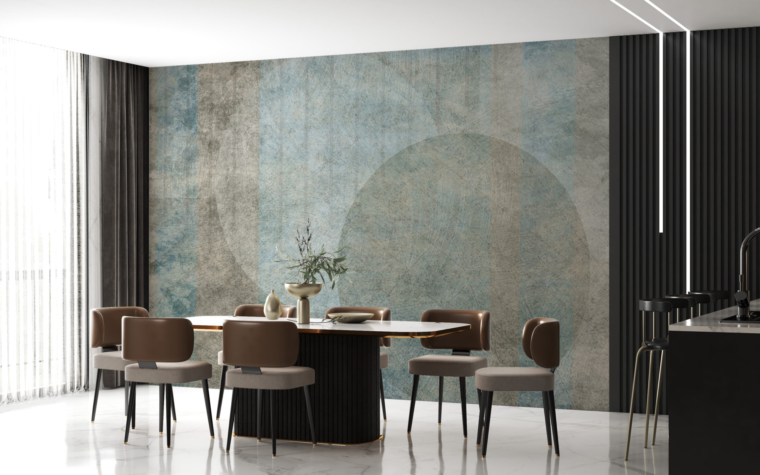 Väggmålning Två hjul