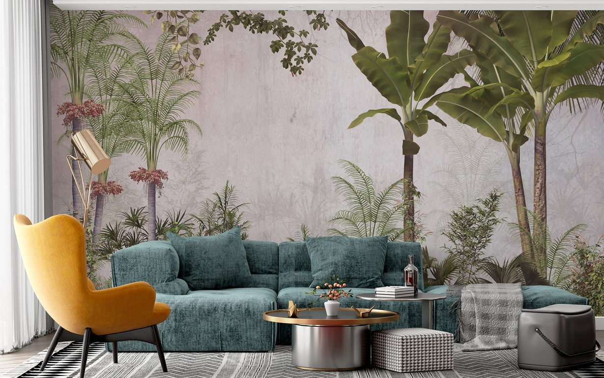 Mural Exotics Bakom dimman