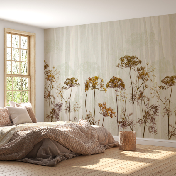 Dillgrenar väggmålning