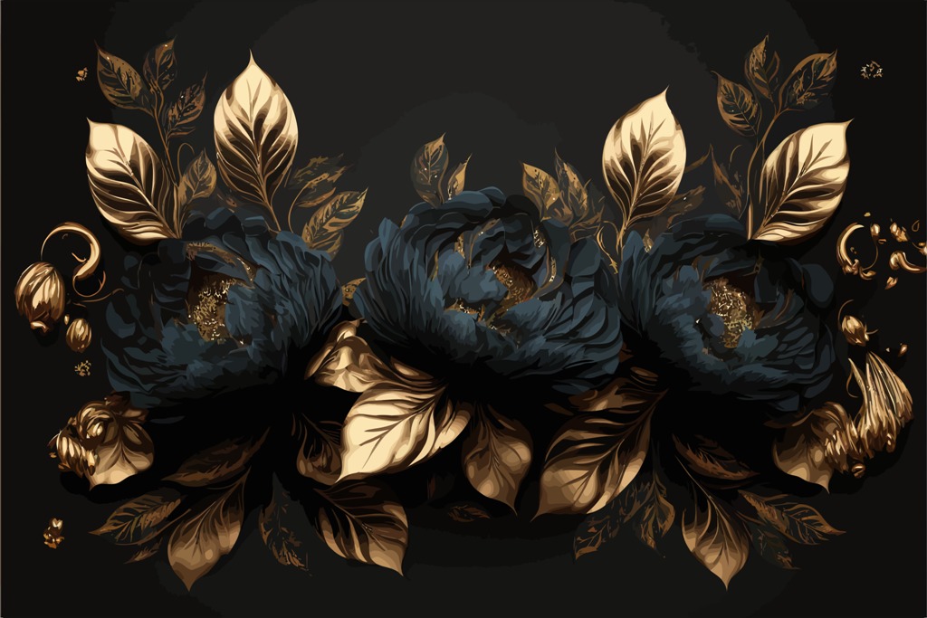 Fototapeta-Kwiat-Granatu-i-Zlota_2245027327