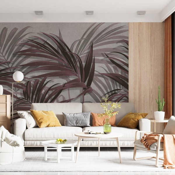 Fototapet av en skog av palmblad