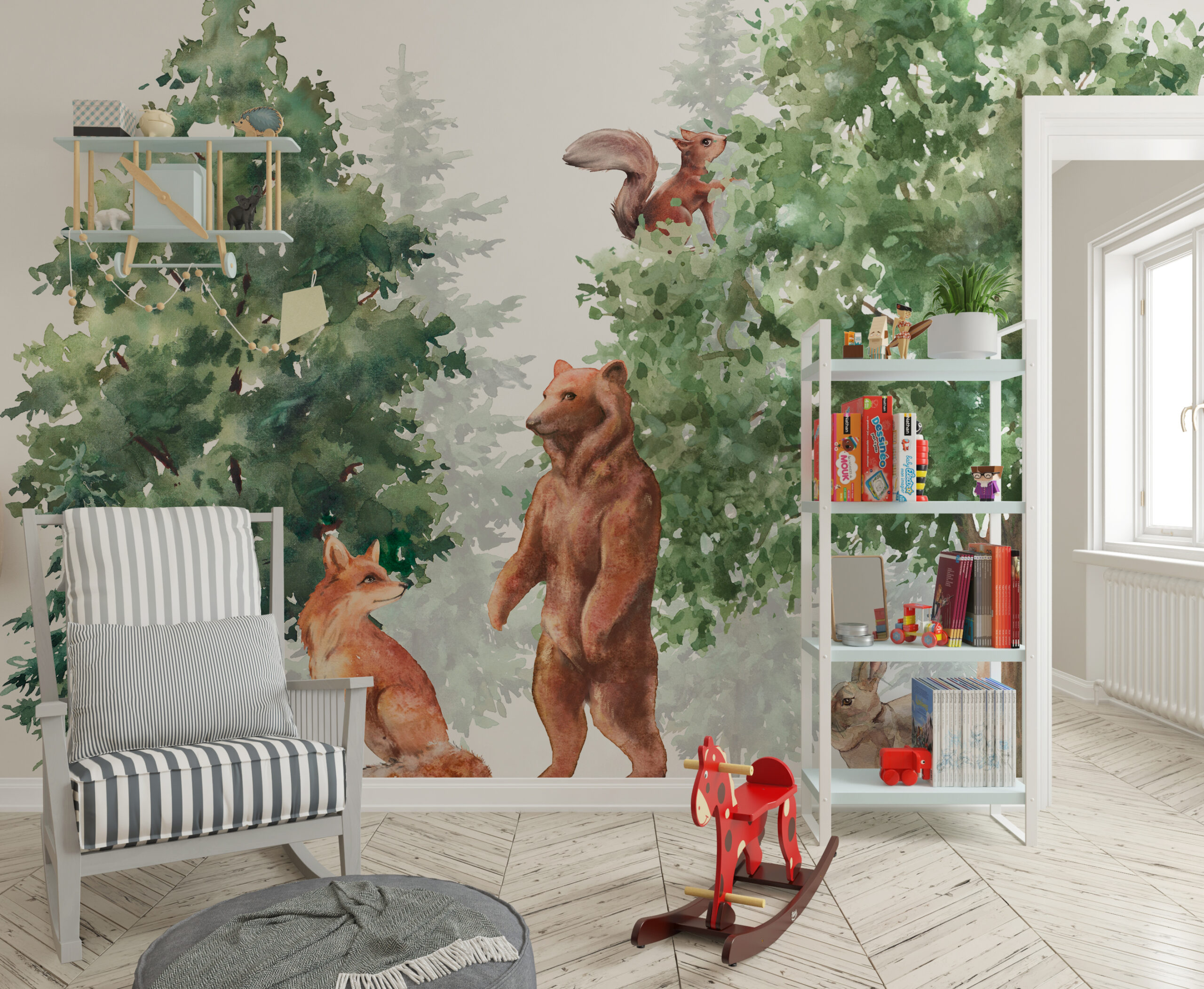 Fototapet Skogens spel