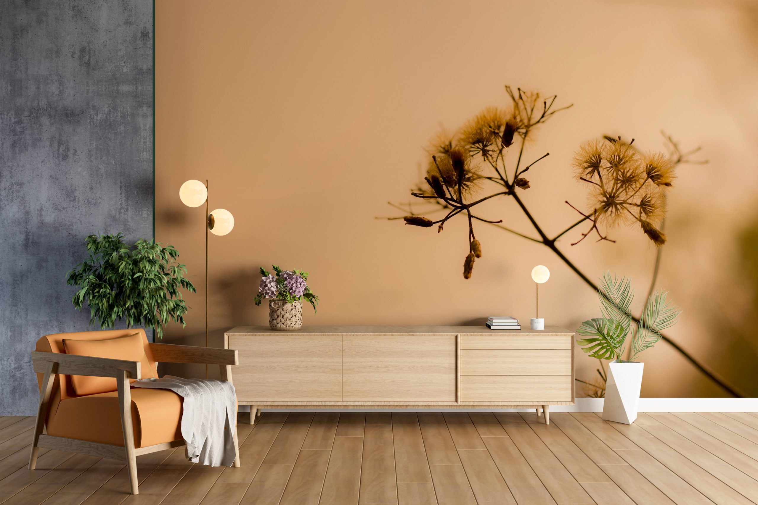 Fototapet Sommarblomma