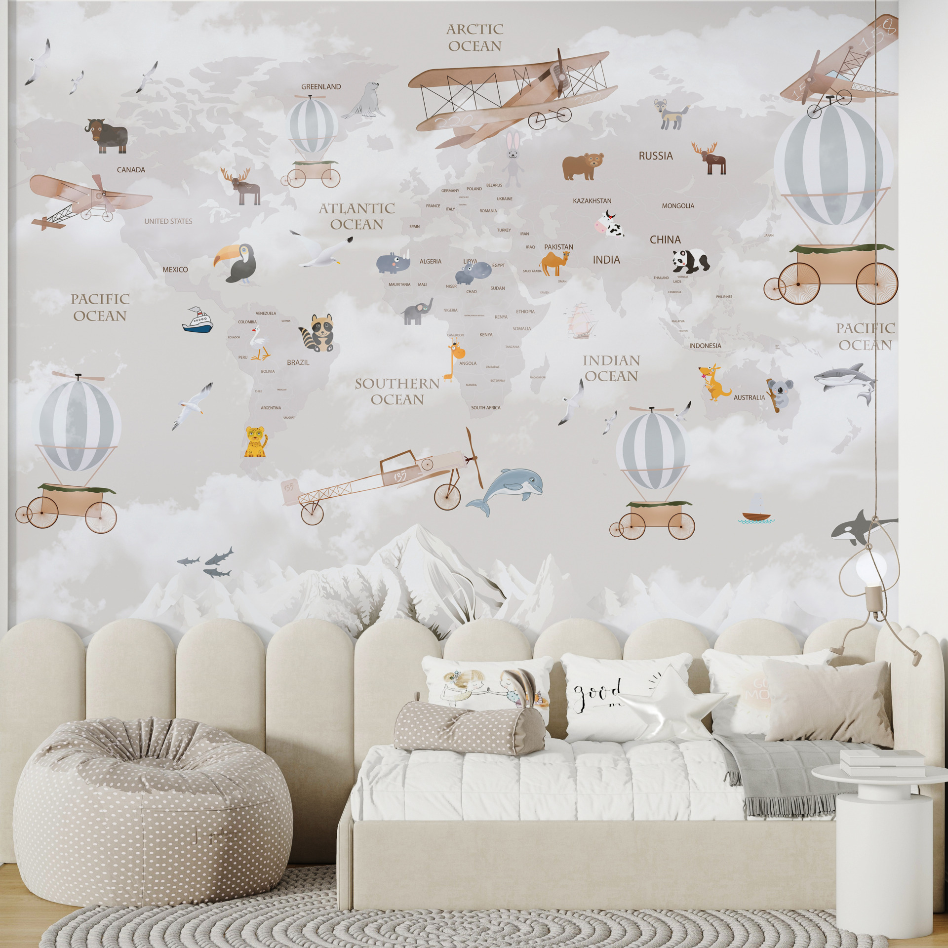 Mural of Flying Machines på en karta