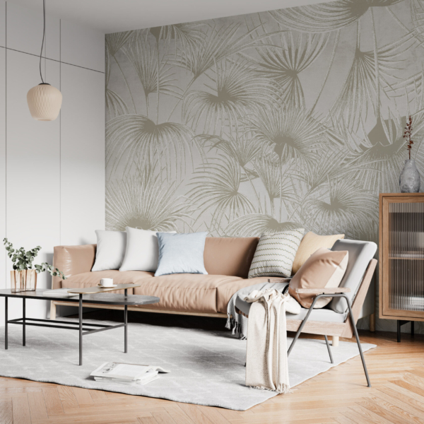 Fototapet Beige palm