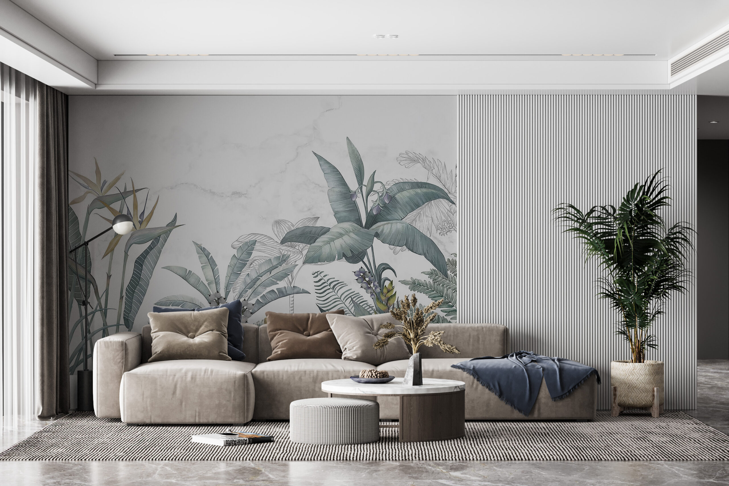 Väggmålning Strelitz utan färg