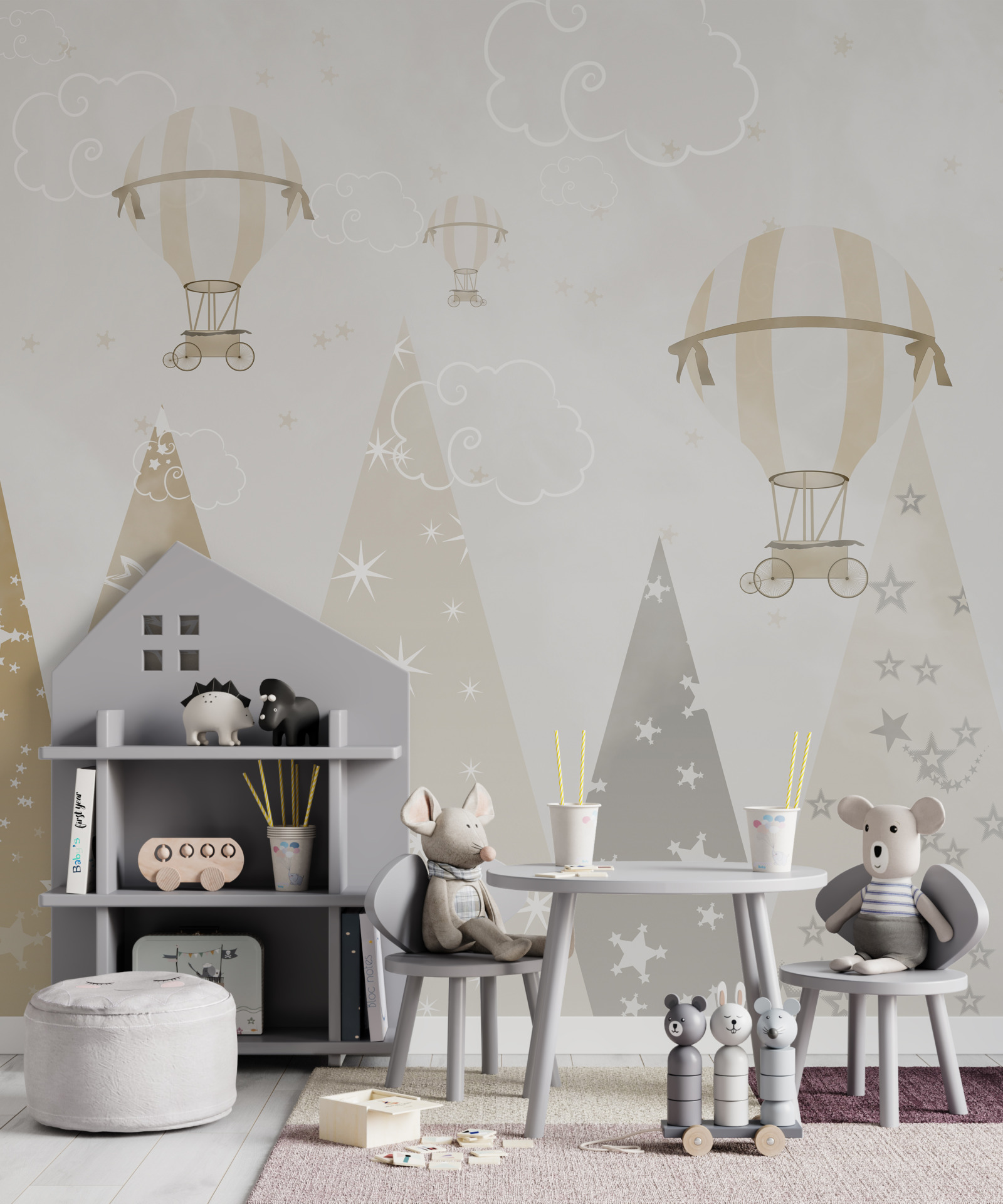 Fototapet Branta toppar