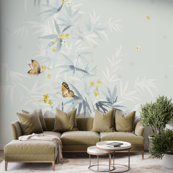 Fototapet Tre fjärilar