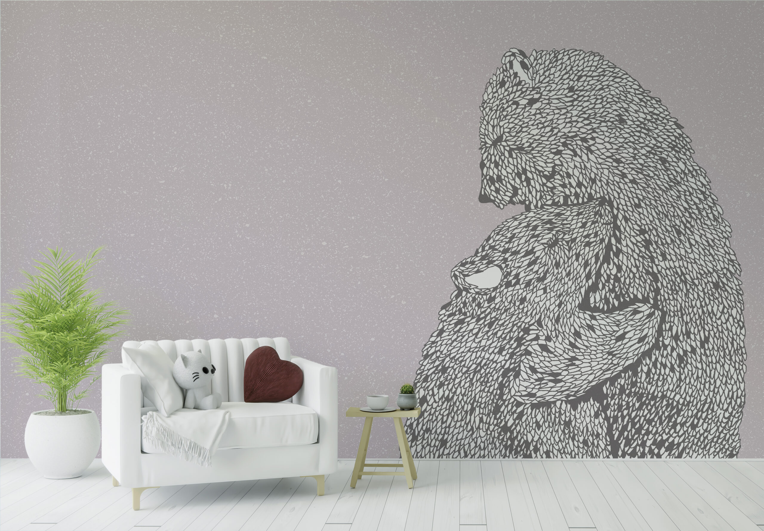 Fototapet Embrace of the Bear