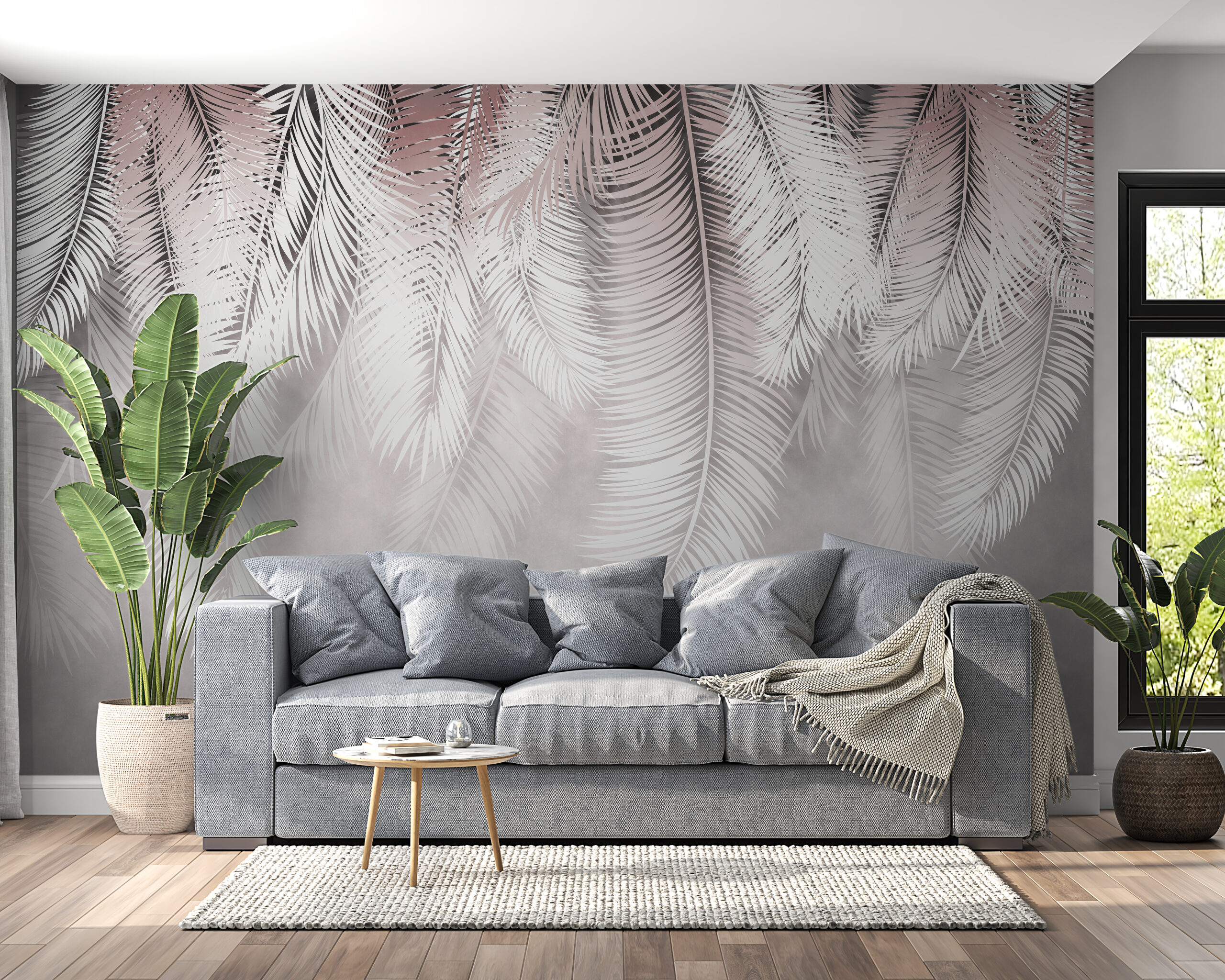 Fototapet Hängande löv