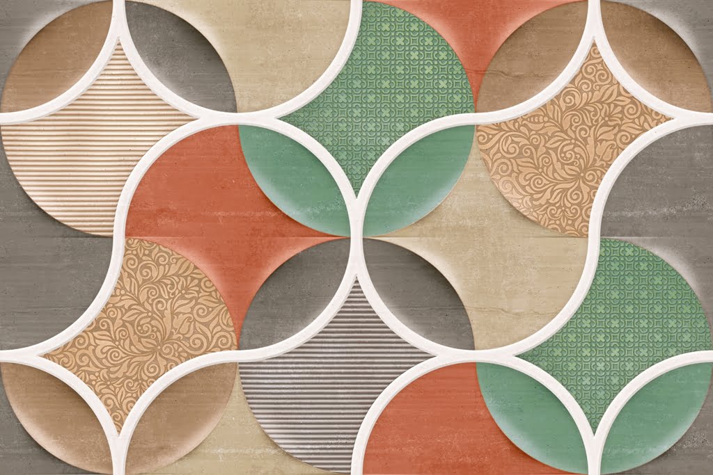 Väggmålning i keramiskt färgat glas - Bild 3