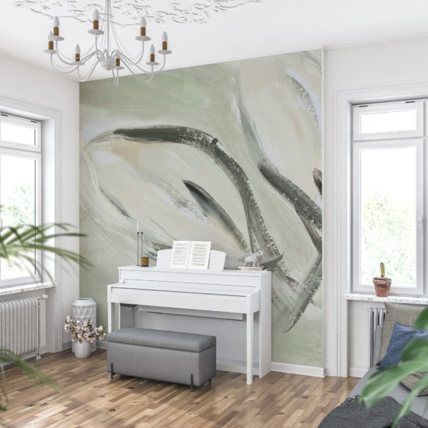 Foto Bakgrund Leafs på duk