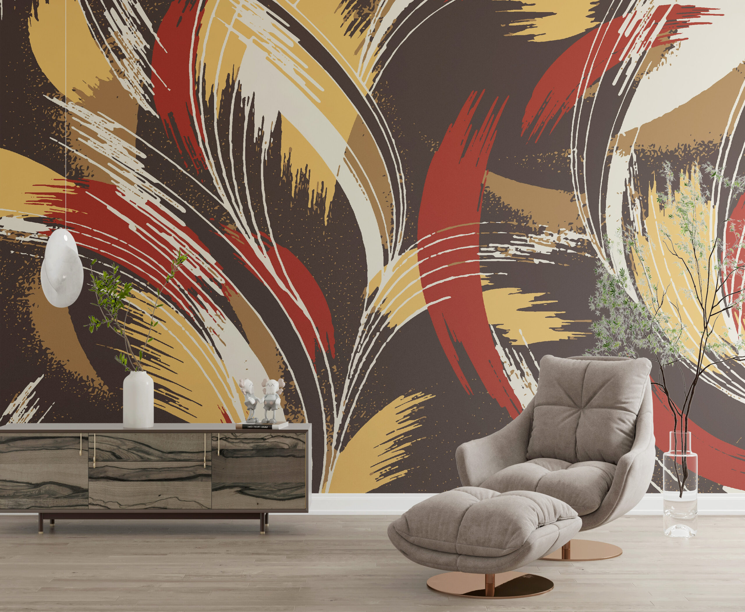 Fototapet Sunny Stripes