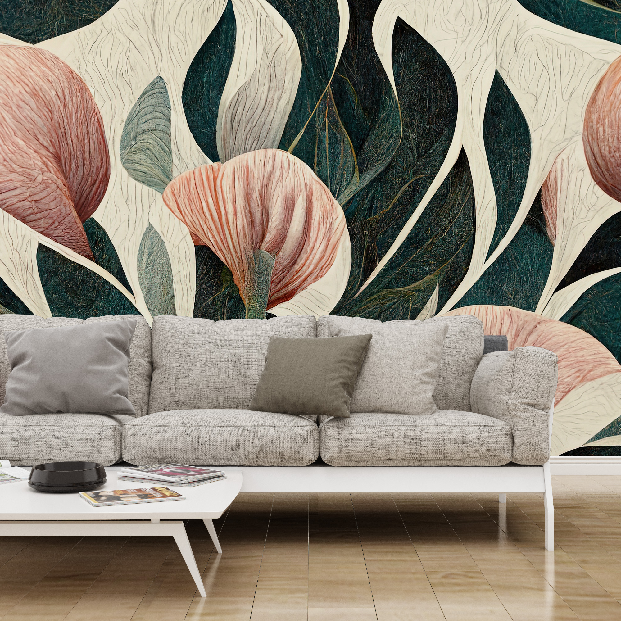 Bakgrund blommig abstraktion