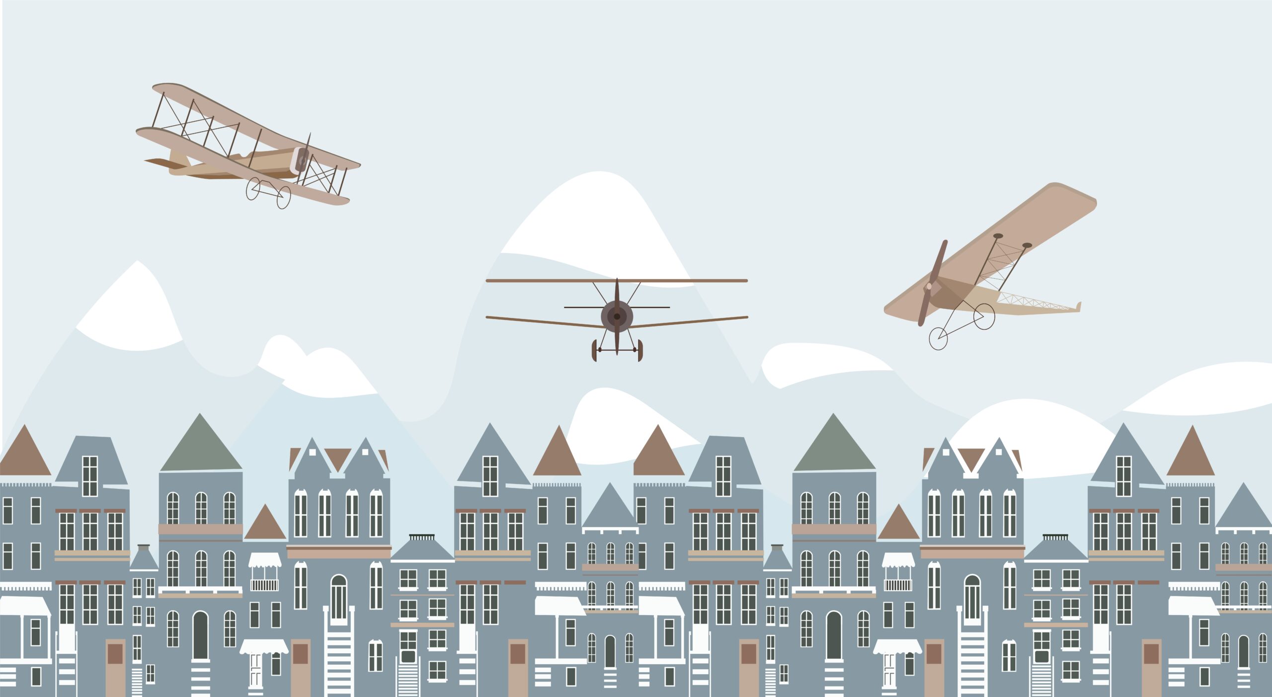 Beautiful,City,With,Blue,Sky,And,Ear,Pains,And,Mountains