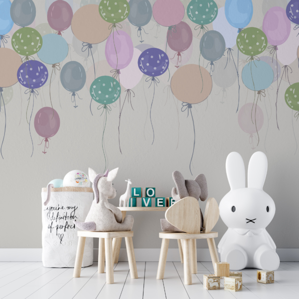 Bakgrund Hängande ballonger