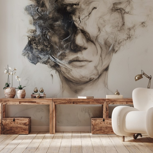 Fototapet Självets flöde