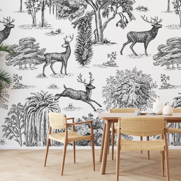 Fototapet Skogs elegans