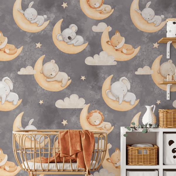 Fototapet Månmys