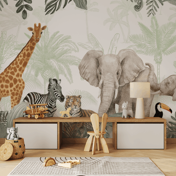Fototapet Tropisk safari