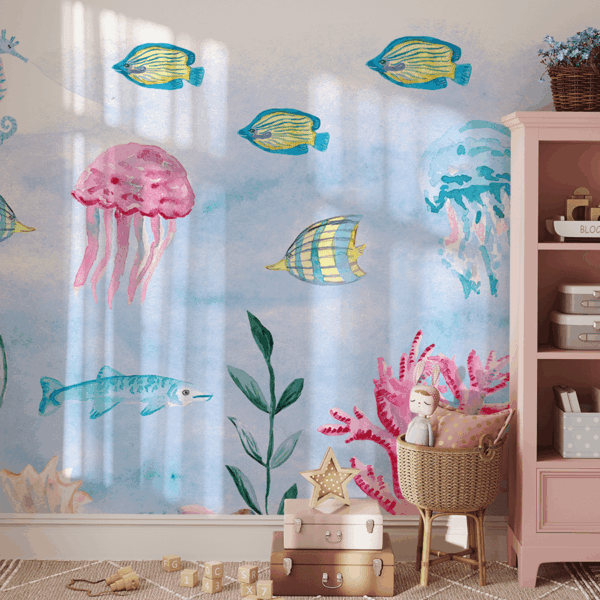 Fototapet Undervattenssymfonin