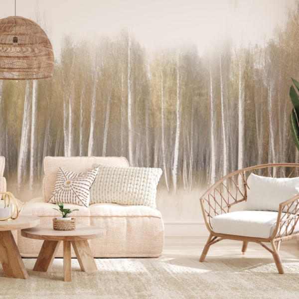 Fototapet Skogsglöd