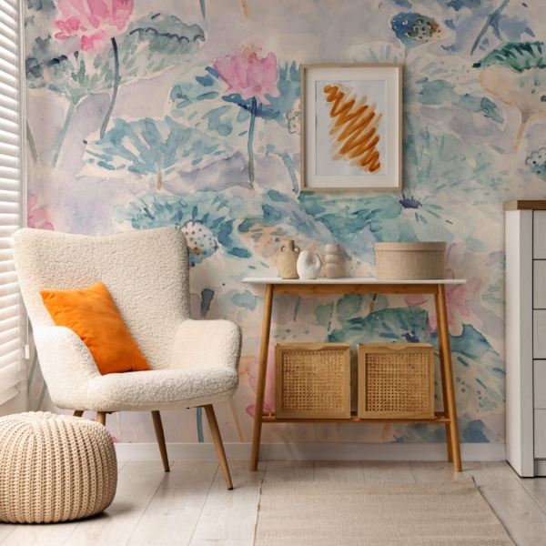 Fototapet Lotusblommans viskning