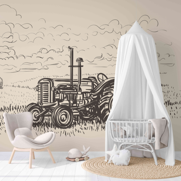 Fototapet Landsbygdsnostalgi