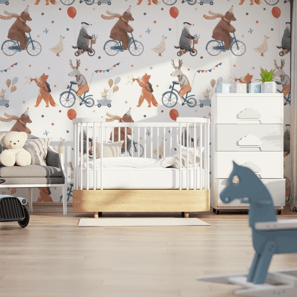 Fototapet Skogsparaden