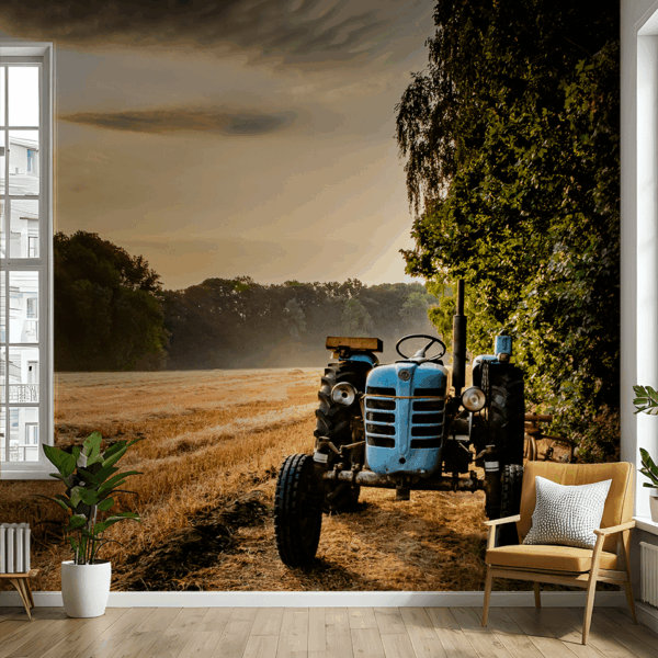 Fototapet Ett ögonblick i fält