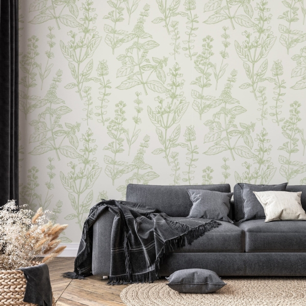 Fototapet Grön harmoni