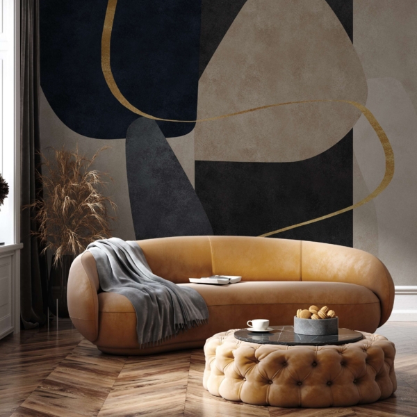 Fototapet Den vandrande linjen