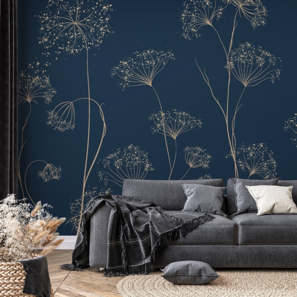 Fototapet Blomsternatt