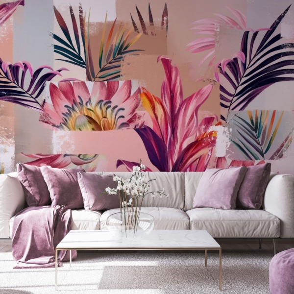 Fototapet Blommosaik