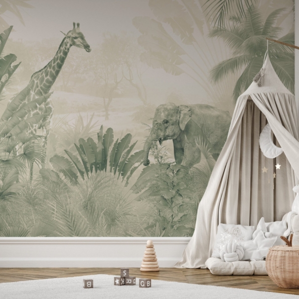 Fototapet Gröna tropiker