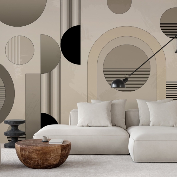 Fototapet Tystnadens geometri