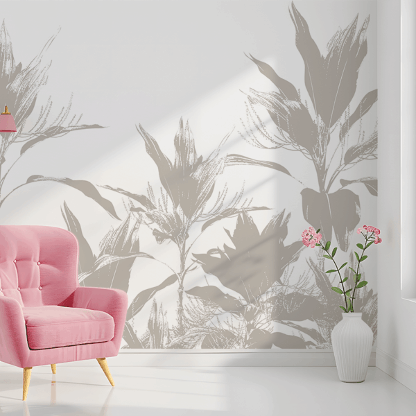 Fototapet Ekon av växter