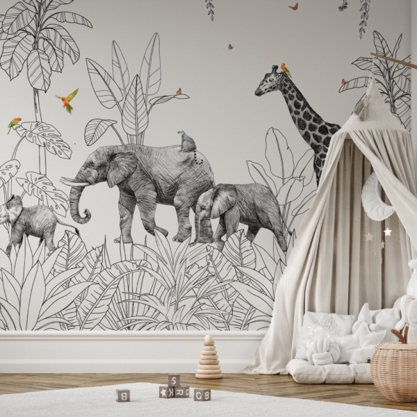 Fototapet Djungelharmoni